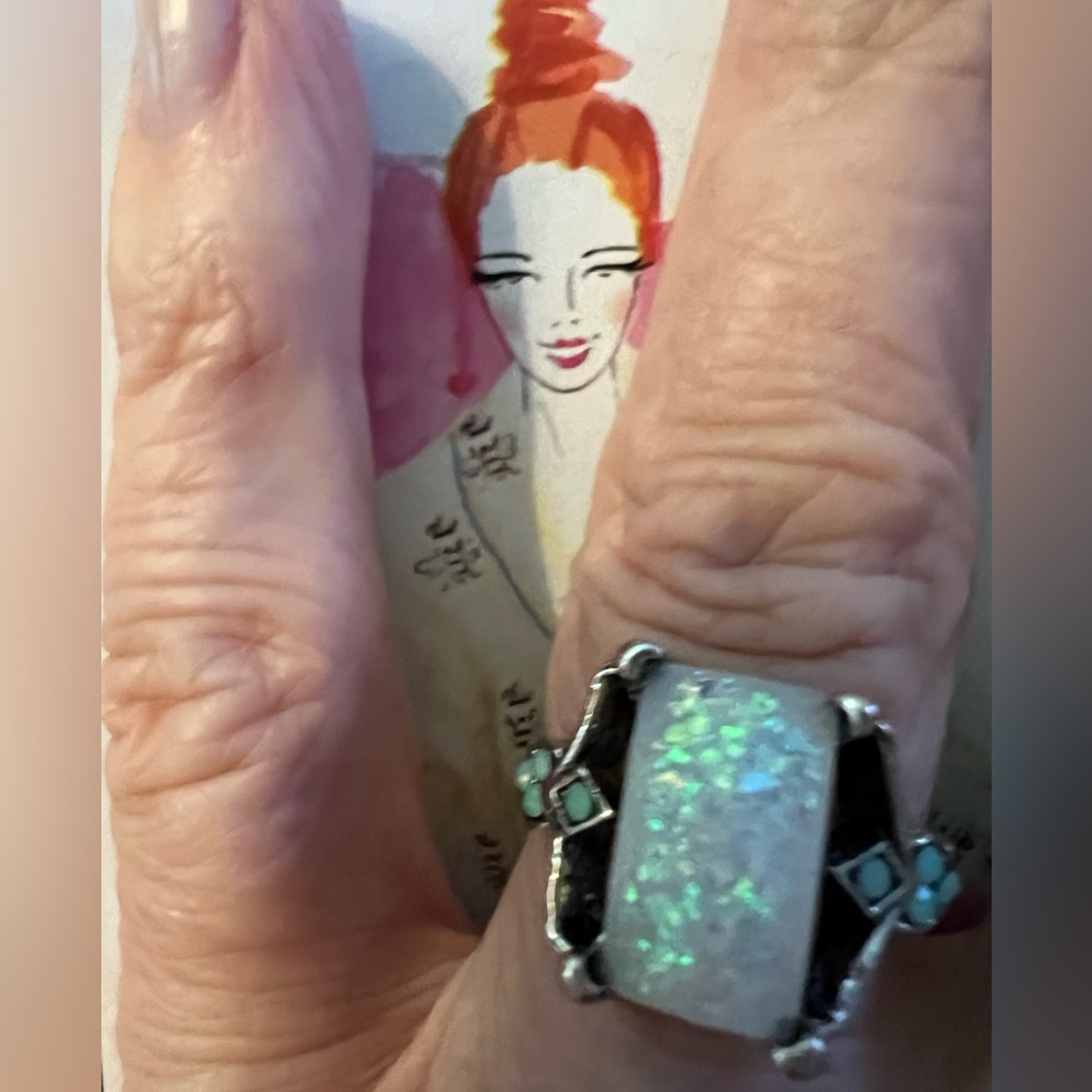 Fire Opal Ring - image 2